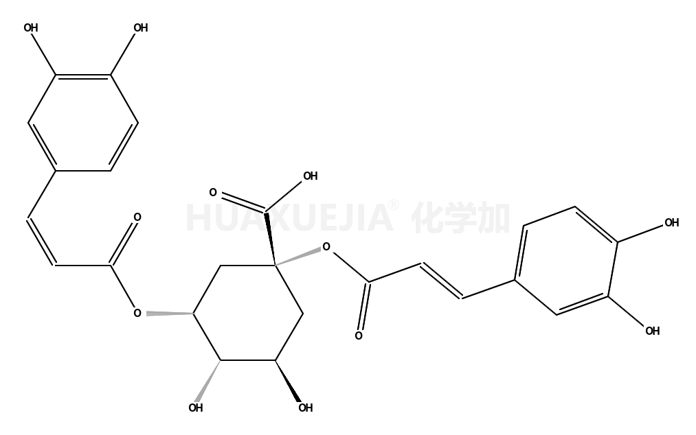 (1S,3R,4R,5R)-1,3-bis[[(E)-3-(3,4-dihydroxyphenyl)prop-2-enoyl]oxy]-4,5-dihydroxycyclohexane-1-carboxylic acid