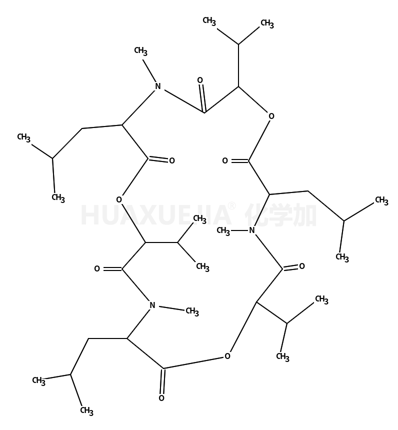 4,10,16-trimethyl-3,9,15-tris(2-methylpropyl)-6,12,18-tri(propan-2-yl)-1,7,13-trioxa-4,10,16-triazacyclooctadecane-2,5,8,11,14,17-hexone
