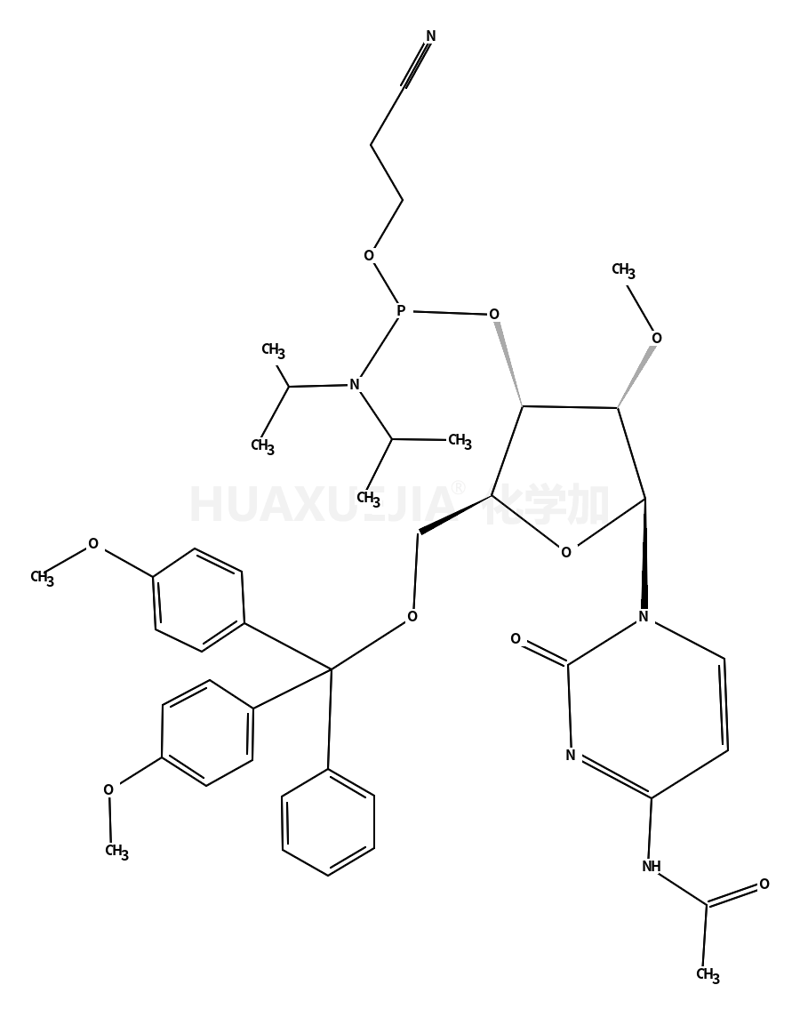 N-乙酰基-5’-O-(4,4-二甲氧基三苯甲基)-2’-O-甲基胞苷-3’-(2-氰基乙基-N,N-二异丙基)亚磷酰胺