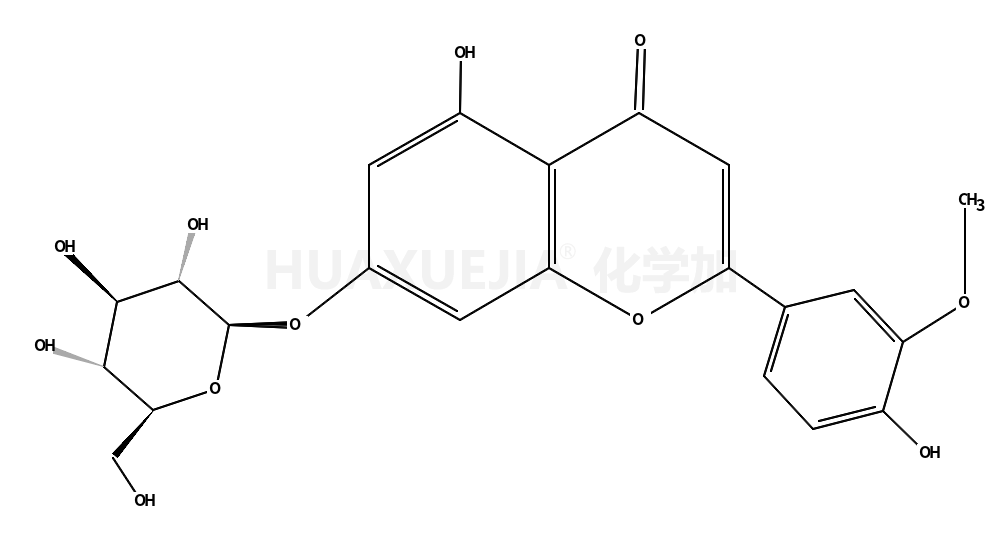 5-hydroxy-2-(4-hydroxy-3-methoxyphenyl)-7-[(2S,3R,4S,5S,6R)-3,4,5-trihydroxy-6-(hydroxymethyl)oxan-2-yl]oxychromen-4-one