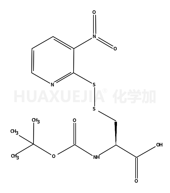 N-[叔丁氧羰基]-3-[(3-硝基-2-吡啶基)二硫]-D-丙氨酸