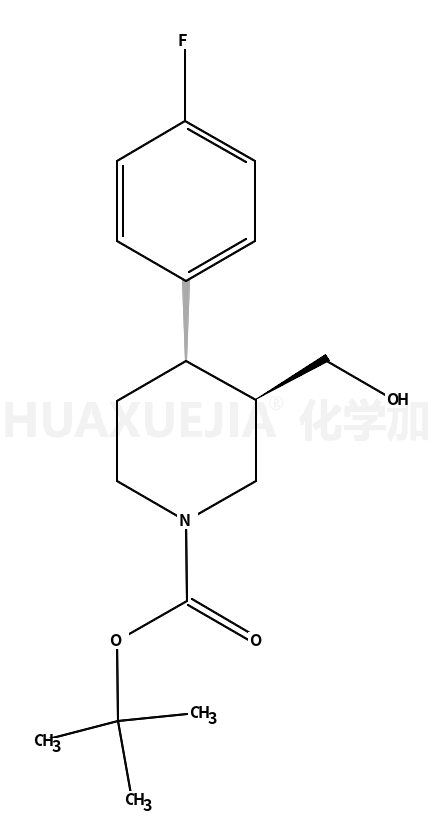 (3S,4r)-1-boc-3-羟基甲基-4-(4-氟苯基)-哌啶