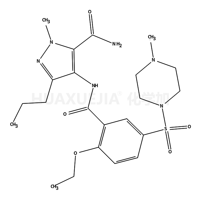4-[[2-乙氧基-5-[(4-甲基-1-哌嗪)磺酰基]苯甲酰基]氨基]-1-甲基-3-丙基-1H-吡唑-5-羧酰胺