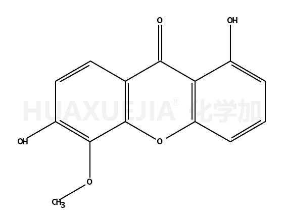 1,8-dihydroxy-4-methoxyxanthen-3-one