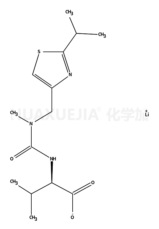N-[N-甲基-N-((2-异丙基-4-噻唑基)甲基)氨基)羰基]-L-缬氨酸锂盐