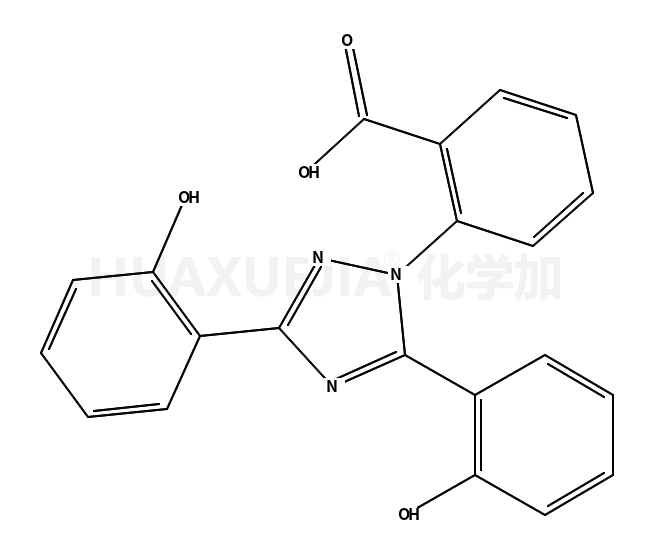 2-(3,5-bis(2-hydroxyphenyl)-1H-1,2,4-triazol-1-yl)benzoic acid