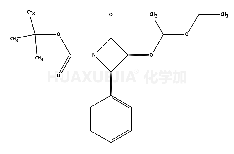 (3R,4S)-3-(1-乙氧乙氧基)-2-氧-4-苯基-吖丁啶羧酸叔丁基酯