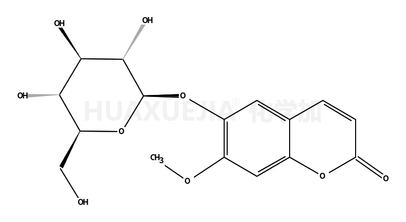 6-甲氧基香豆素-7-0-beta-D-吡喃葡萄糖苷