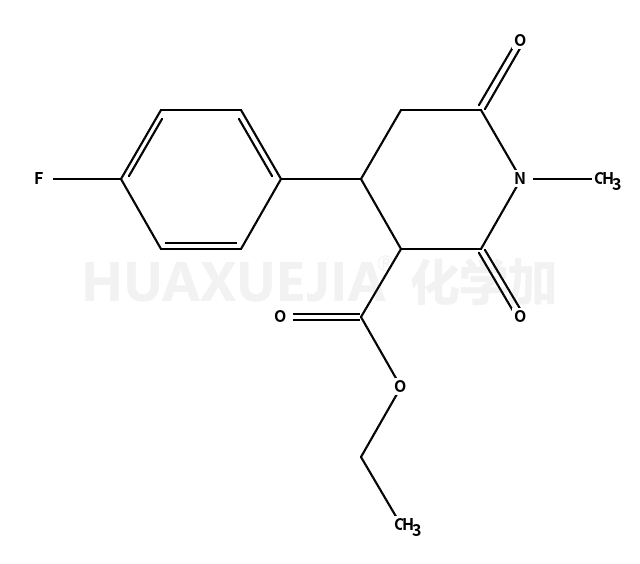 4-(4-氟苯基)-1-甲基-2,6-二氧代哌啶-3-羧酸乙酯