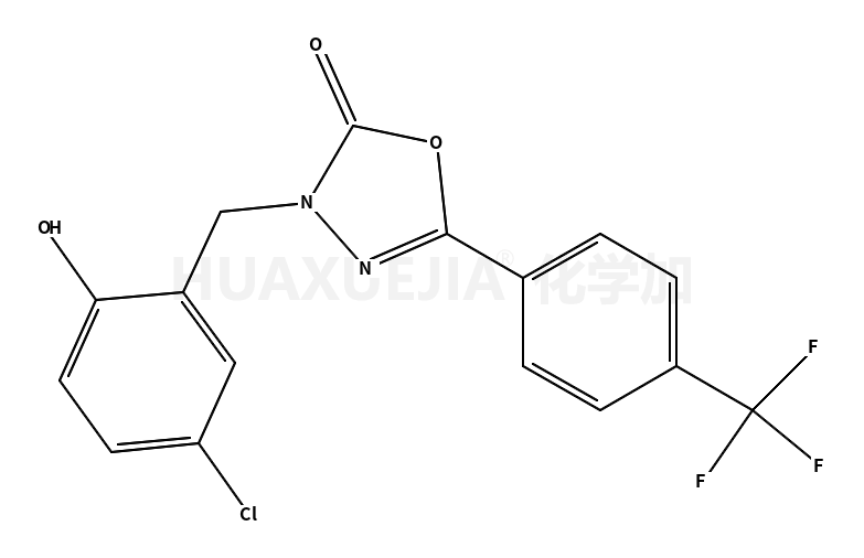 3-(5-氯-2-羟基苄基)-5-(4-(三氟甲基)苯基)-1,3,4-噁二唑-2(3h)-酮