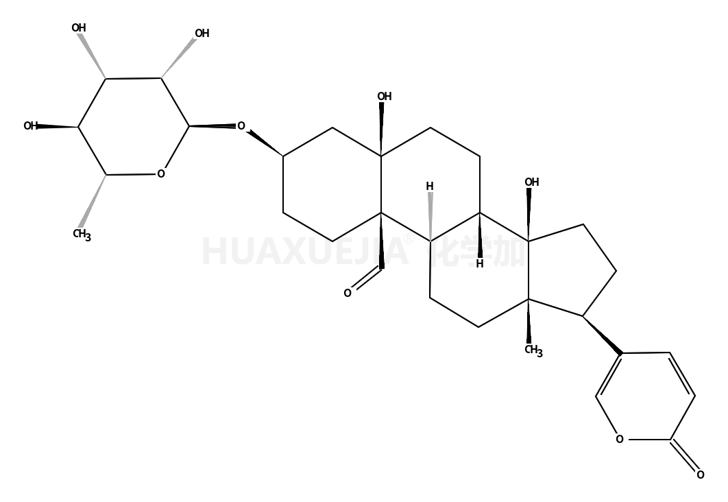 (3S,5S,8R,9S,10S,13R,14S,17R)-5,14-dihydroxy-13-methyl-17-(6-oxopyran-3-yl)-3-[(2S,5S)-3,4,5-trihydroxy-6-methyloxan-2-yl]oxy-2,3,4,6,7,8,9,11,12,15,16,17-dodecahydro-1H-cyclopenta[a]phenanthrene-10-carbaldehyde