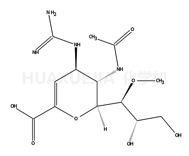 (4S,5R,6R)-5-乙酰氨基-4-胍基-6-((1R,2R)-2,3-二羟基-1-甲氧基丙基)-5,6-二氢-4H-吡喃-2-甲酸