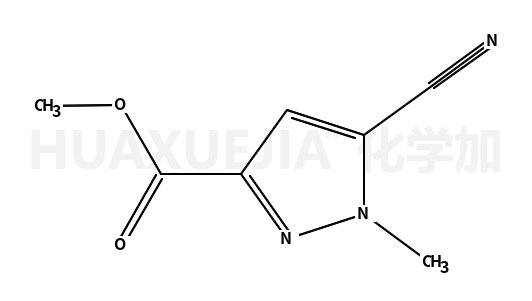 methyl 1-methyl-5-cyanopyrazole-3-carboxylate
