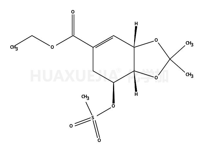 ethyl 3,4-O-isopropylidene-5-O-(methansulfonyl)shikimate