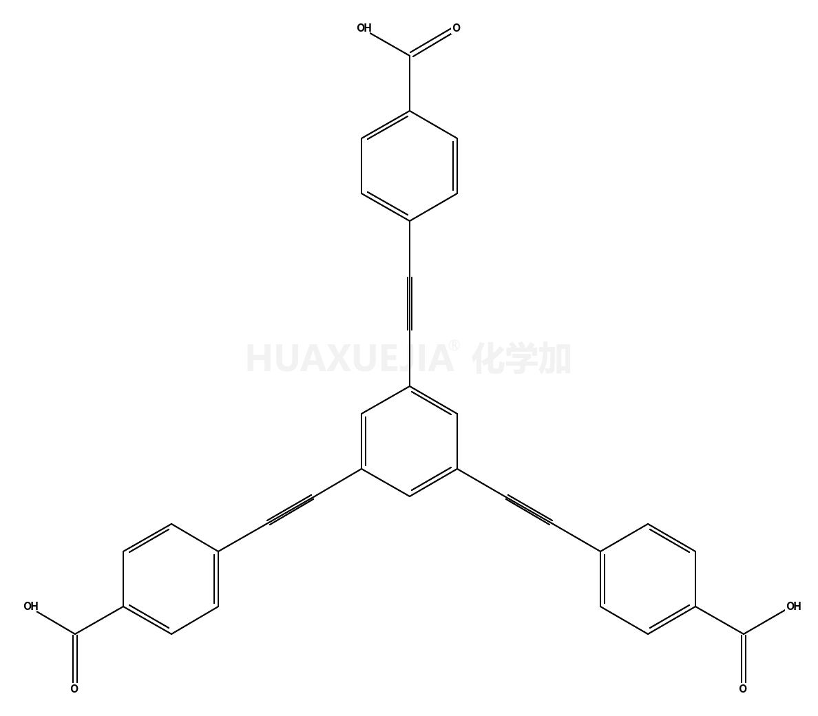 4-[2-[3,5-bis[2-(4-carboxyphenyl)ethynyl]phenyl]ethynyl]benzoic acid