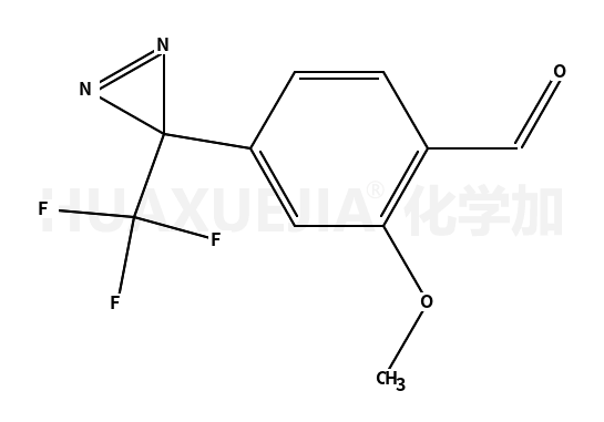 2-methoxy-4-[3-(trifluoromethyl)diazirin-3-yl]benzaldehyde