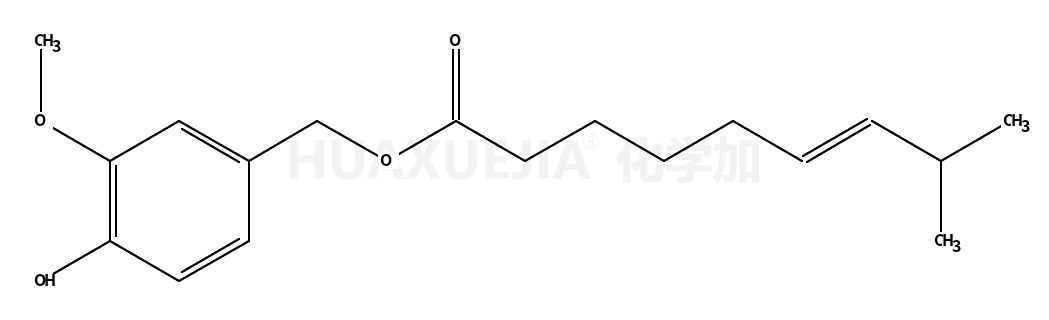 (4-hydroxy-3-methoxyphenyl)methyl (E)-8-methylnon-6-enoate