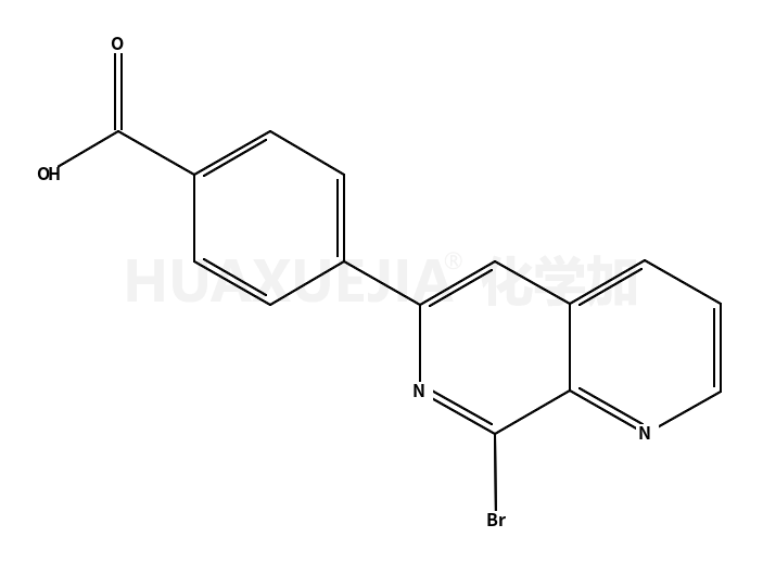 6-(4-羧基苯基)-8-溴-1,7-萘啶