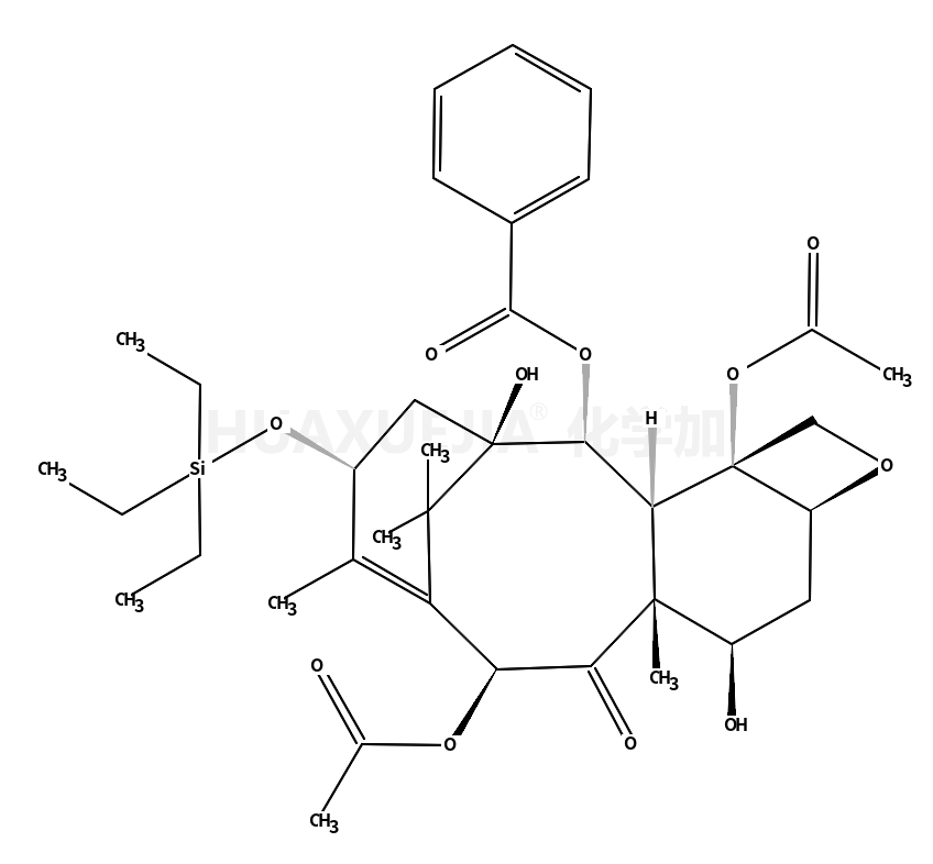 (2aR,4S,4aS,6R,9S,11S,12S,12aR,12bS)-6,12b-Bis(acetyloxy)-12-(benzoyloxy)-1,2a,3,4,4a,6,9,10,11,12,12a,12b-dodecahydro-4,11-dihydroxy-4a,8,13,13-tetramethyl-9-[(triethylsilyl)oxy]-7,11-methano-5H-cyclodeca[3,4]benz[1,2-b]oxet-5-one