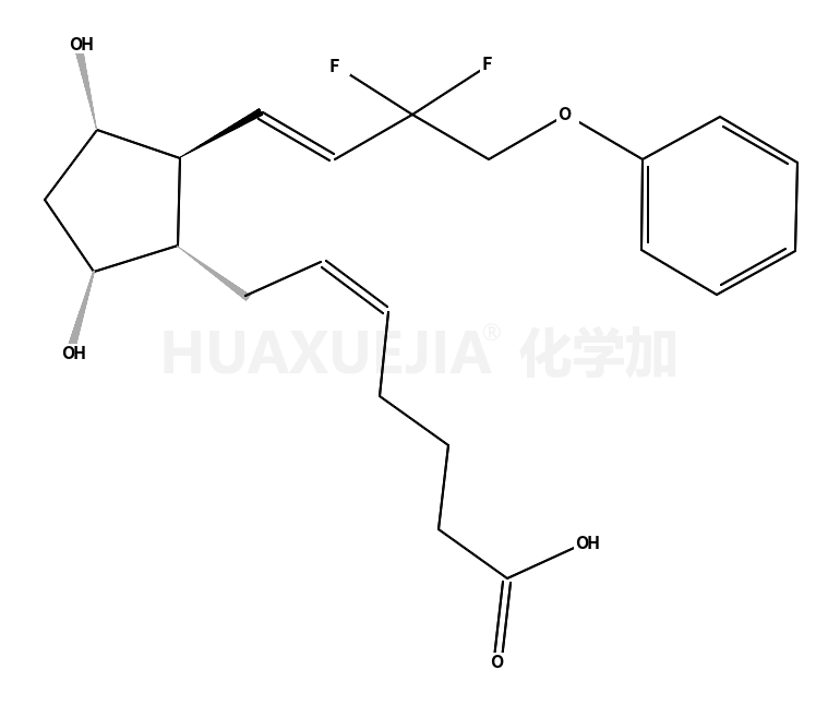 7-[2-(3,3-difluoro-4-phenoxybut-1-enyl)-3,5-dihydroxycyclopentyl]hept-5-enoic acid