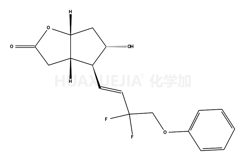 2H-环戊并[b]呋喃-2-酮,4-[(1E)-3,3-二氟-4-苯氧基-1-丁烯-1-基]六氢-5-羟基-, (3aR,4R,5R,6aS)-