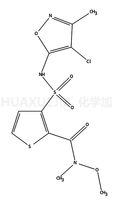 3-(N-(4-氯-3-甲基异噁唑-5-基)磺酰基)-n-甲氧基-n-甲基噻吩-2-羧酰胺