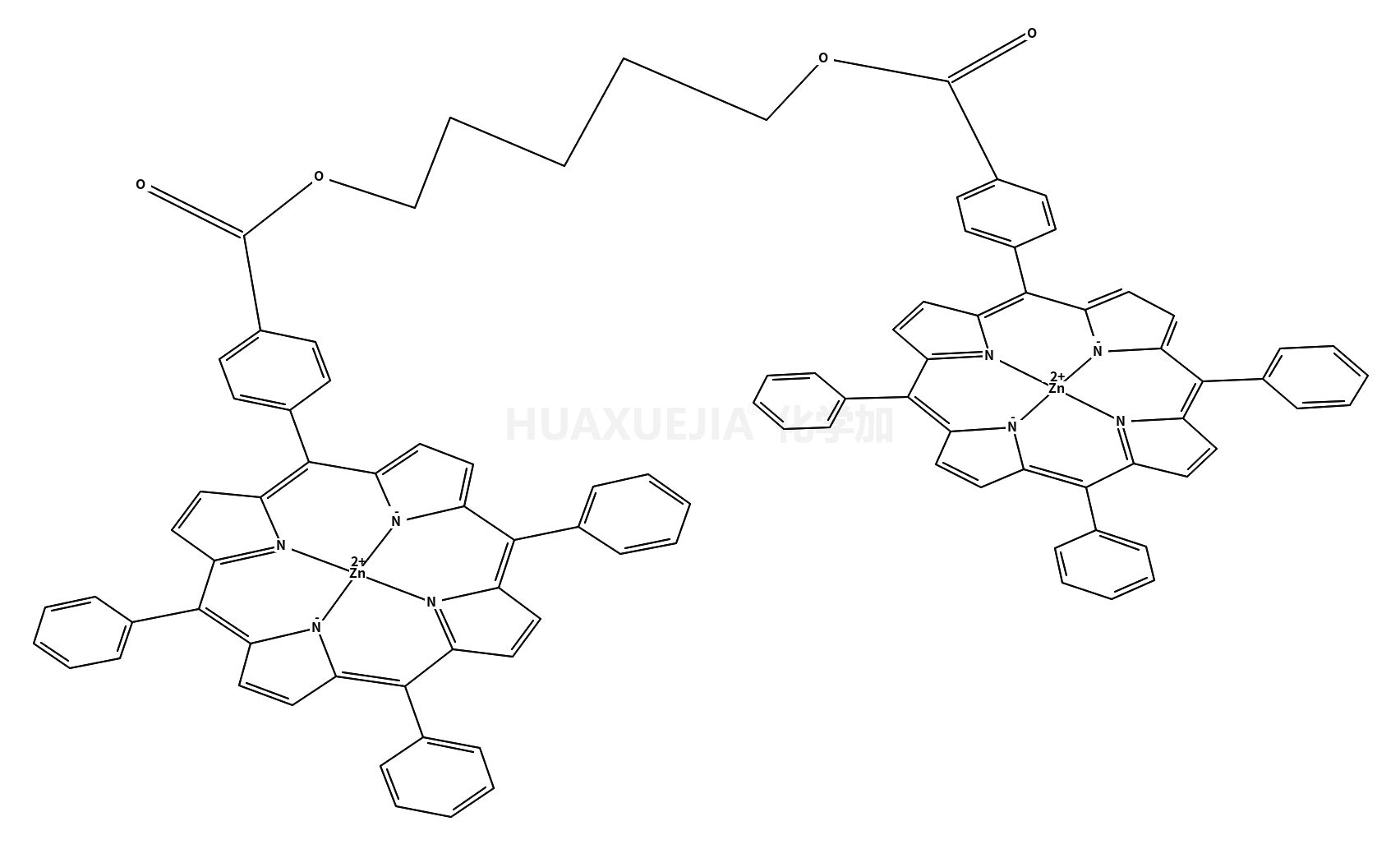 五亚甲基双[4-(10,15,20-三苯卟吩-5-基)苯甲酸]二锌(Ⅱ)[激子手性法用试剂]