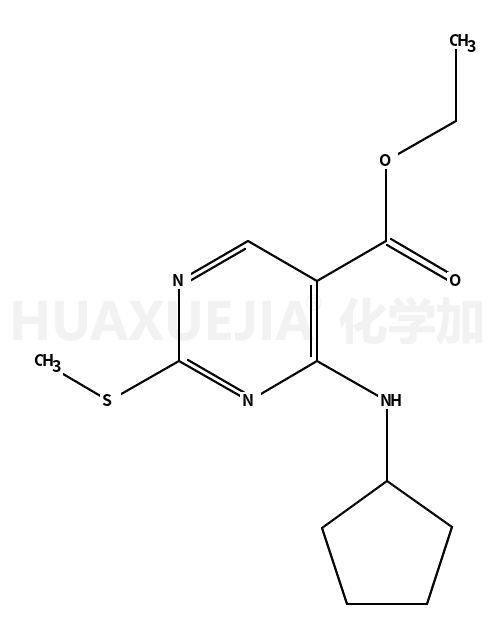 4-环戊基氨基-2-甲基磺酰基嘧啶-5-羧酸乙酯