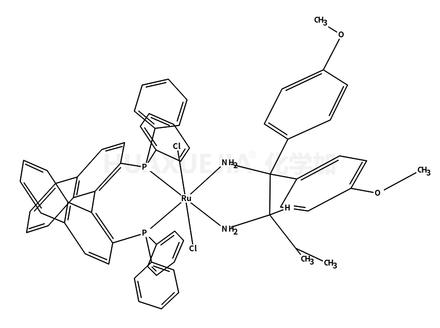 二氯[(S)-(-)-2,2'-二(二苯基膦基)-1,1'-联萘基][(2S)-(+)-1,1-二(4-甲氧苯基)-3-甲基-1,2-丁二胺]钌(II)二氯甲烷加合物