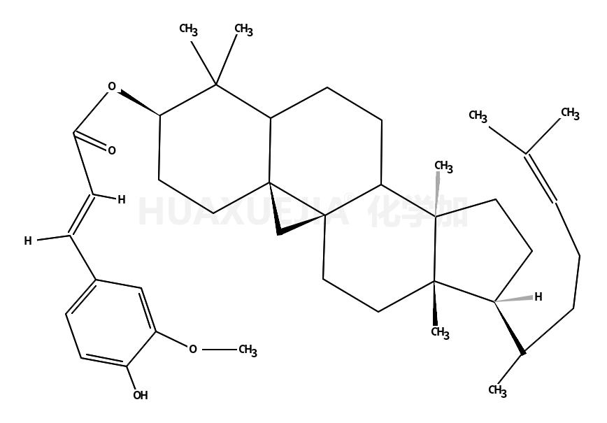 3-(4-羟基-3-甲氧基苯基)羊毛甾醇-2-丙烯酸酯
