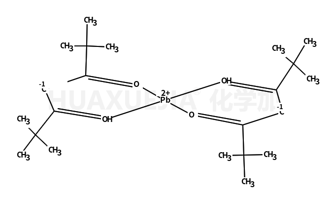 双(2,2,6,6,-四甲基-3,5-庚二酮酸)铅
