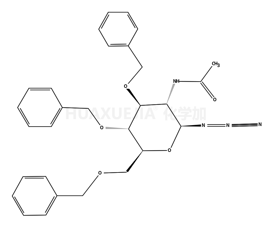 2-乙酰氨基-3,4,6-三-O-苄基-2-脱氧-β-D-吡喃葡萄糖酰基叠氮化物