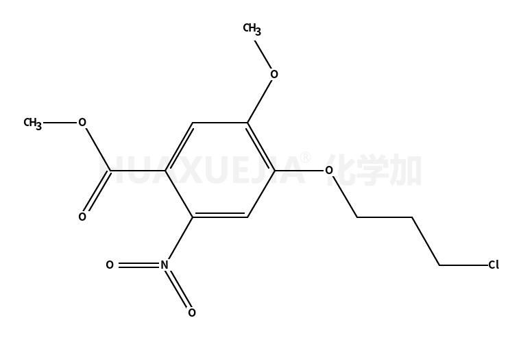 4-(3-氯丙氧基)-5-甲氧基-2-硝基苯甲酸甲酯
