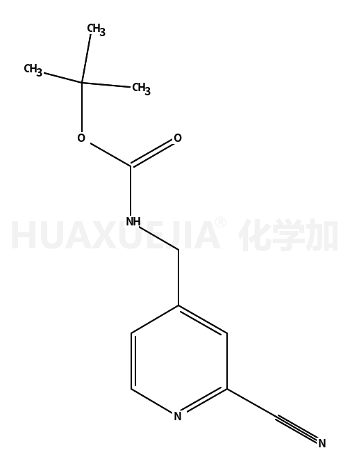 4-[(叔丁氧羰氨基)甲基]-2-氰基吡啶