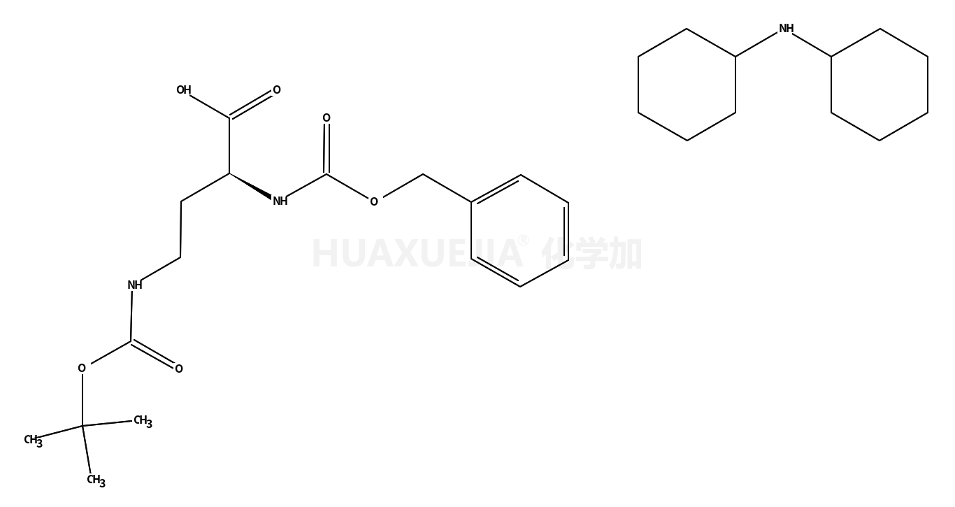 (R)-2-苄氧羰基氨基-4-(Boc-氨基)丁酸 二环己基铵盐