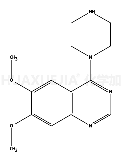 6,7-二甲氧基-4-哌嗪-1-基-喹唑啉