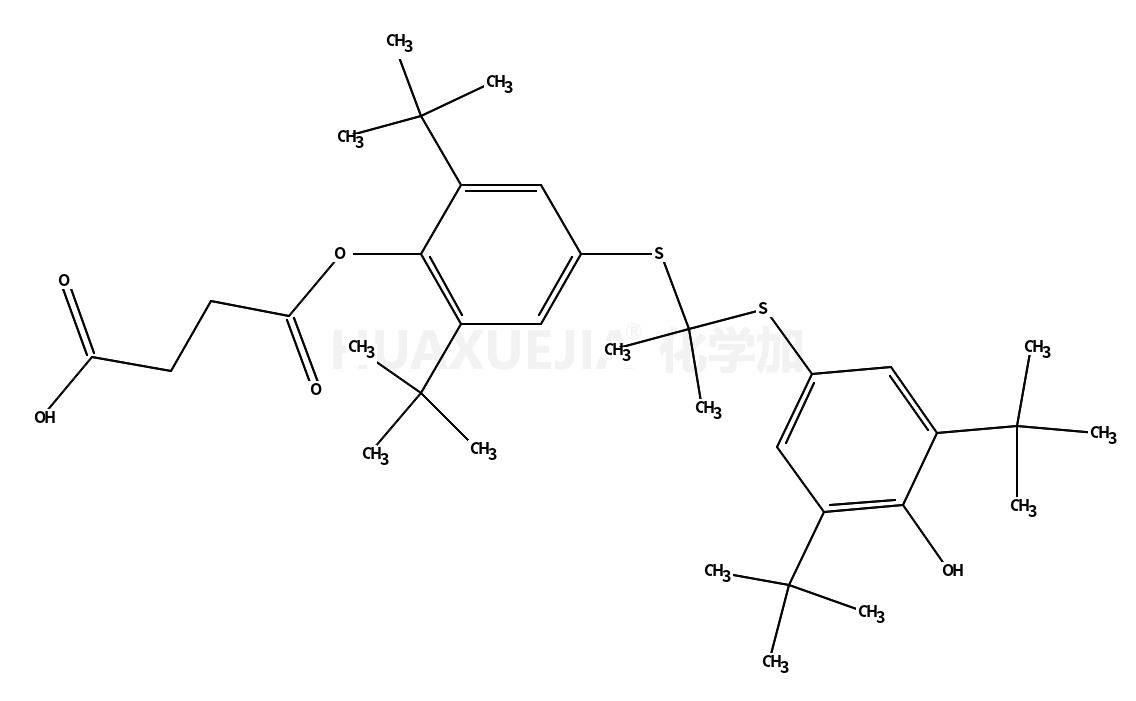 4-(2,6-二-叔丁基-4-(2-(3,5-二-叔丁基-4-羟基苯基硫代)丙烷-2-基硫代)苯氧基)-4-氧代丁酸