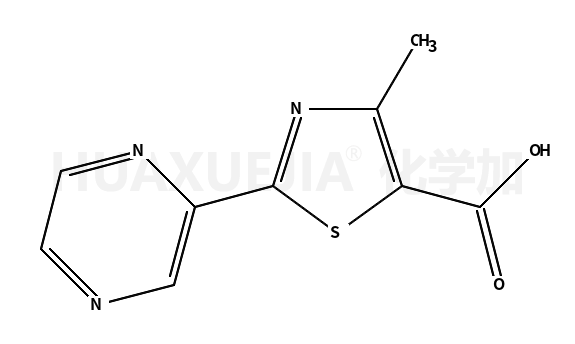 4-甲基-2-(2-吡嗪基)-1,3-噻唑-5-羧酸
