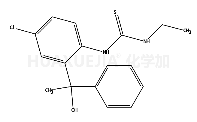 1-[4-chloro-2-(1-hydroxy-1-phenylethyl)phenyl]-3-ethylthiourea