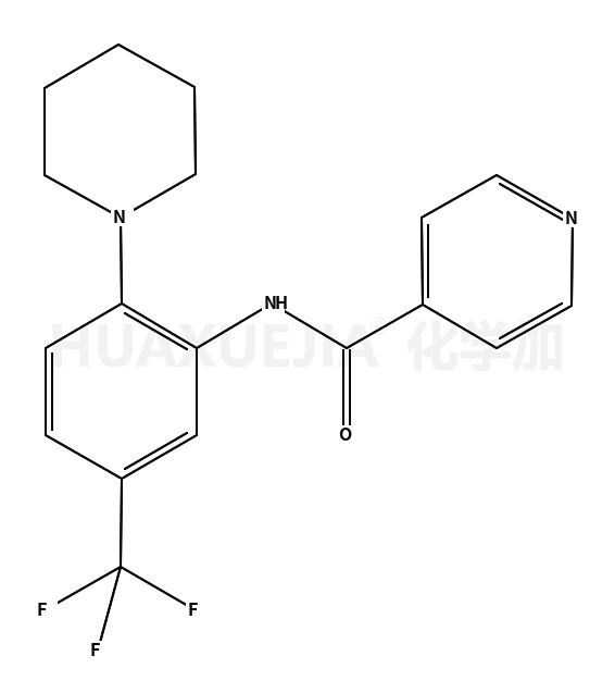 N-(2-(哌啶-1-基)-5-(三氟甲基)苯基)异烟酰胺