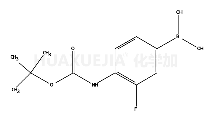 4-N-叔丁氧羰基氨基-3-氟苯硼酸