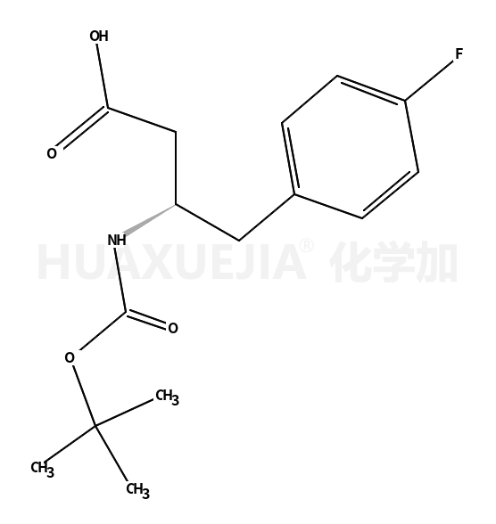 (R)-N-叔丁氧羰基-3-氨基-4-(4-氟苯基)丁酸