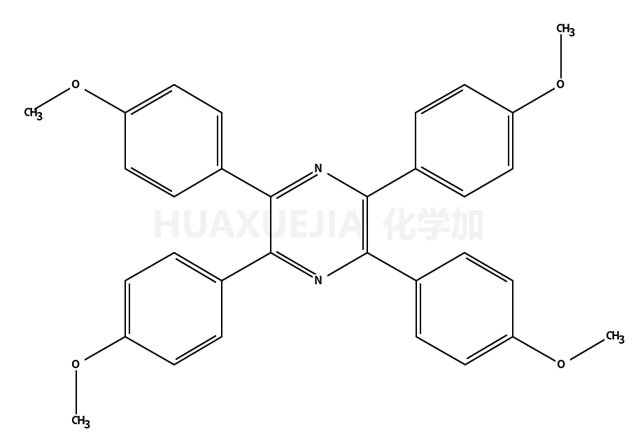 2,3,5,6-tetrakis(4-methoxyphenyl)pyrazine