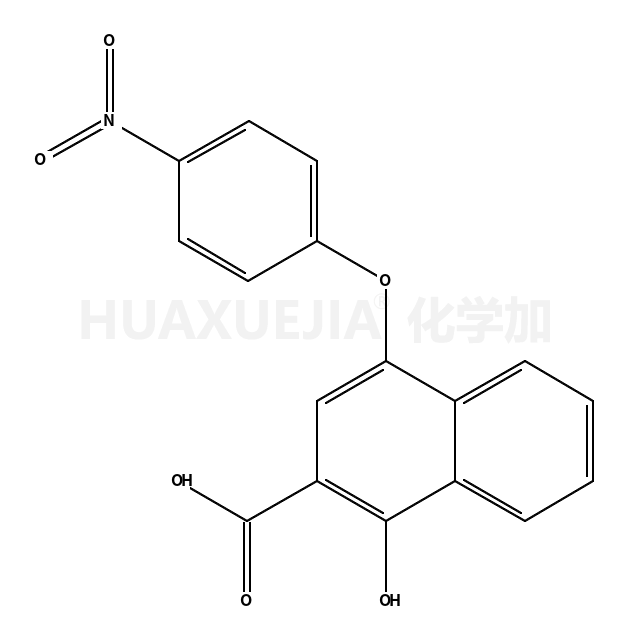 1-羟基-4-(4-硝基苯氧基)-2-萘甲酸