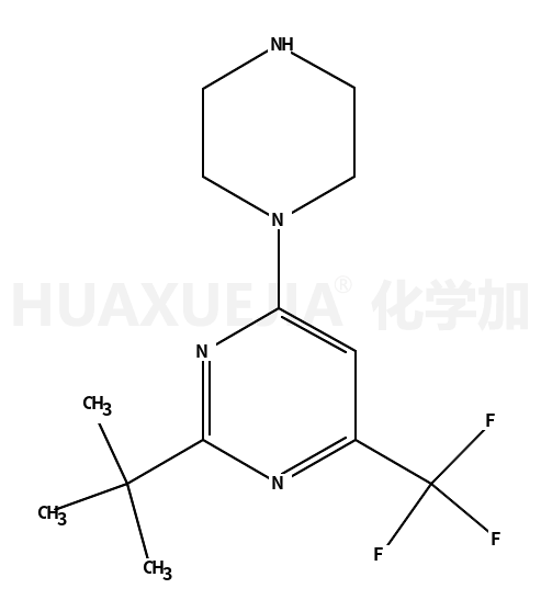 2-叔丁基-4-(1-哌嗪)-6-三氟甲基嘧啶