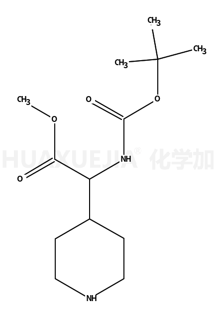 2-(叔丁氧基羰基氨基)-2-(哌啶-4-基)乙酸甲酯