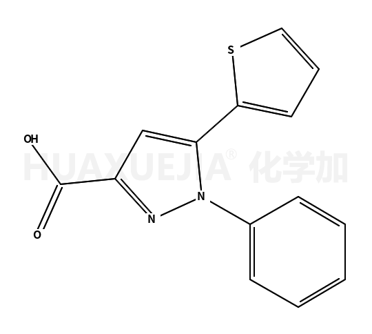 1-苯基-5-(2-噻吩基)-1H-吡唑-3-羧酸