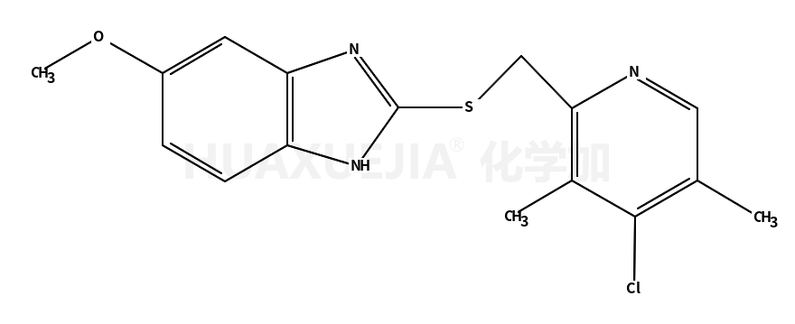 5-甲氧基-2-{[(4-氯-3,5-二甲基-吡啶-2-基)甲基]硫代}-1H-苯并咪唑