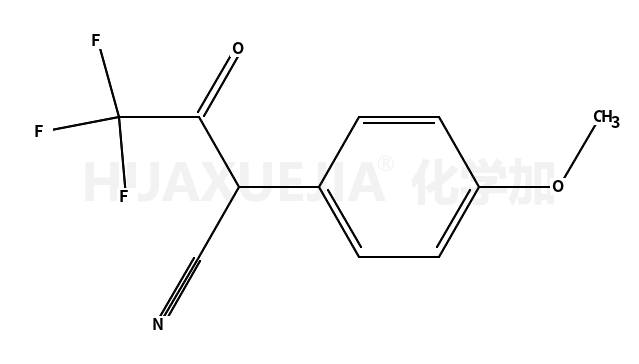 4,4,4-三氟-2-(4-甲氧基-苯基)-3-氧代-丁腈