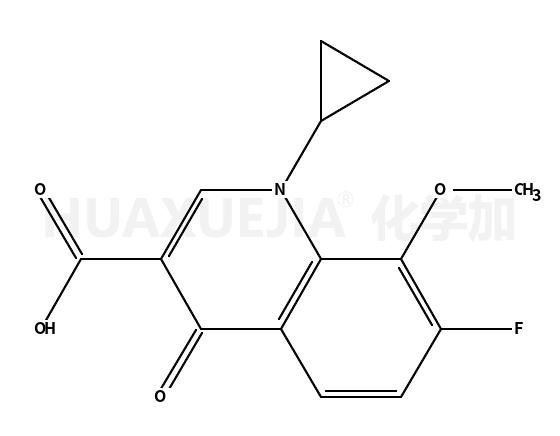 1-环丙基-7-氟-8-甲氧基-4-氧代-1,4-二氢喹啉-3-甲酸
